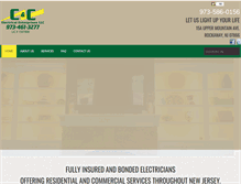 Tablet Screenshot of cncelectricnj.com
